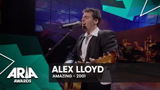 Alex Lloyd Amazing  2001 ARIA Awards [upl. by Aicirtam]