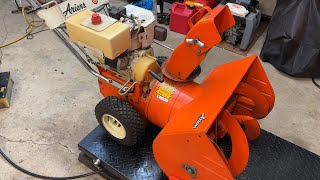 1970s Ariens Snow Snow Blower Leaking Oil [upl. by Alexi]