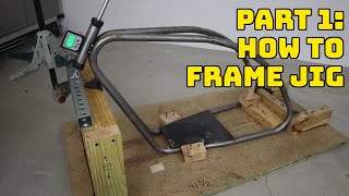 DIY mini bike pt 1 building a frame jig [upl. by Banwell]