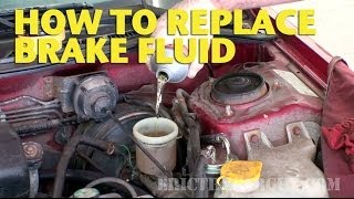 How To Replace Brake Fluid by Yourself  EricTheCarGuy [upl. by Bronnie]