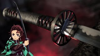 Making Tanjiros Katana from Demon Slayer [upl. by Analah]