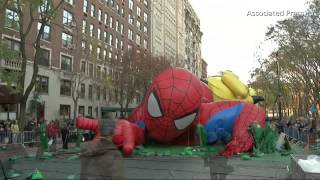 Time Lapse Inflating Macys Parade Balloons [upl. by Llerret]