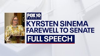 Kyrsten Sinema delivers farewell speech to Senate [upl. by Donnie835]