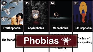 Top 100 Phobias That You Have at Least 3 of Them [upl. by Annawad]