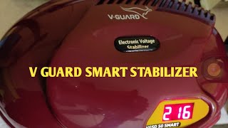 V GUARD V 50 SMART VOLTAGE STABILIZER FOR REFRIGERATOR I BEST STABILIZER FOR FRIDGE [upl. by Enileuqcaj]