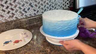 How to make a Baby Shark Cake [upl. by Omrellug]