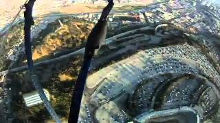 Navy Seals drop into Dodger Stadium [upl. by Dorkus]