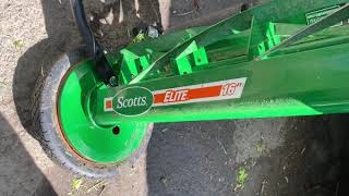 How to adjust Scott’s Reel mower height [upl. by Arch]