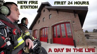 First 24 Hours in a New Fire Station  A Day in the Life [upl. by Ynnod]