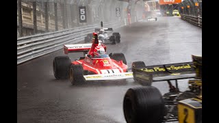 The 1974 Niki Lauda Ferrari 312 B3  Grand Prix de Monaco Historique [upl. by Lanaj175]