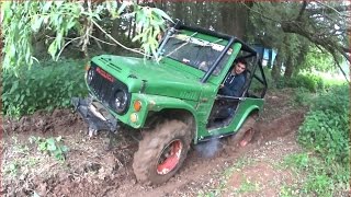 Suzuki LJ80 offroad Tunnel schnell [upl. by Medeah265]