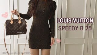 LOUIS VUITTON Review  Speedy B 25 Monogram [upl. by Benis725]