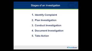 How to Conduct an Effective Workplace Investigation [upl. by Maitilde]