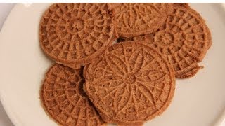 Chocolate Pizzelles Recipe  Laura Vitale  Laura in the Kitchen Episode 354 [upl. by Siger]