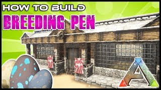 Breeding Pen How To Build  Ark Survival [upl. by Nilyak737]