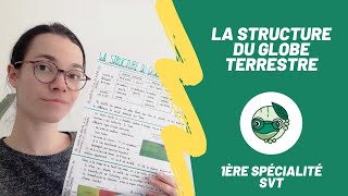 La structure du globe terrestre  1ère spé SVT  Madame SVT [upl. by Demona]