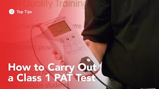 How to Carry Out a Class 1 PAT Test [upl. by Memberg186]