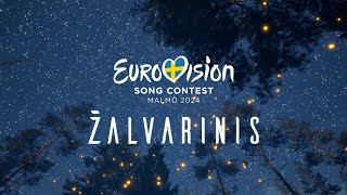 ŽALVARINIS  Gaudė Vėjai  Eurovision 2024  LITHUANIA [upl. by Ayahsey]