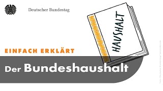 Einfach erklärt Der Bundeshaushalt [upl. by Rustin]