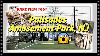 Palisades Amusement Park Cliffside Park NJ 4K Color 30fps 1961 Movie Reel No Sound [upl. by Eisor]