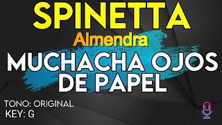 Spinetta Almendra  Muchacha Ojos De Papel  Karaoke Instrumental [upl. by Reeves]