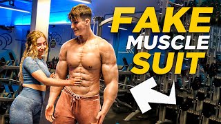 Fake Muscle Suit Prank [upl. by Ezana]