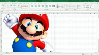 How to enlarge an image to print on multiple pages using Microsoft Excel Tutorial [upl. by Akeimahs]