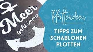 Tipps zum Schablonen ausplotten [upl. by Pierrette]