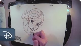 HowTo Draw Disney Characters  Walt Disney World [upl. by Zerdna]