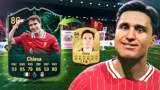 86 Evolution Chiesa gets even BETTER 🤯 FC 25 Player Review [upl. by Rolan]