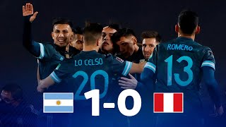 Eliminatorias  Argentina 10 Perú  Fecha 12 [upl. by Alfonse288]