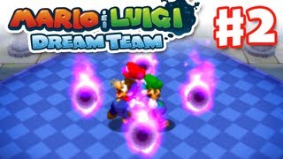 Mario amp Luigi Dream Team  Gameplay Walkthrough Part 2  Smoldergeist Boss Fight Nintendo 3DS [upl. by Idou]