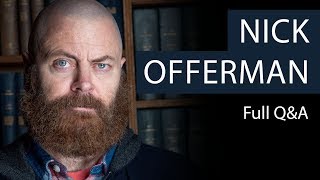 Nick Offerman  Full QampA  Oxford Union [upl. by Yorled858]