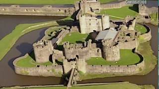 Castle Caernarfon Conwy Harlech and Caerphilly [upl. by Airegin]