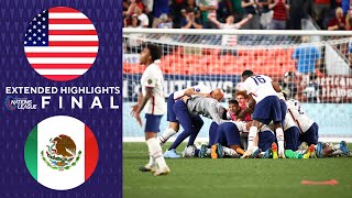 USA vs Mexico Extended Highlights  Concacaf Nations League Final  CBS Sports Golazo [upl. by Adniroc59]