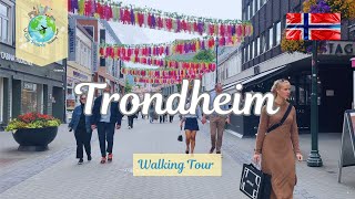 TRONDHEIM NORWAY 🇳🇴 WALKING TOUR [upl. by Ataynek]