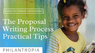 The Proposal Writing Process– Practical Tips [upl. by Brig356]