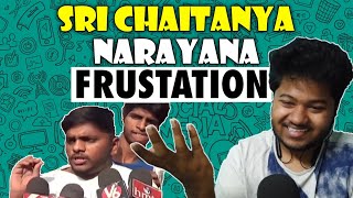 Sri Chaitanya amp Narayana Students Frustation  Mouli Talks [upl. by Agon]