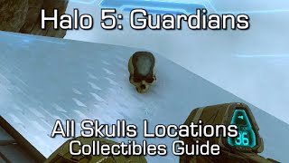 Halo 5  All Skulls Locations Guide  Gravelord Achievement [upl. by Nawd]