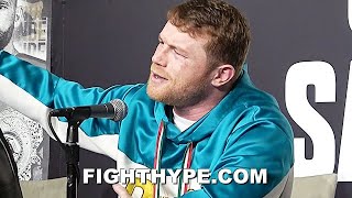 CANELO ERUPTS quotGET THE FK OUT OF HEREquot HEATED ALTERCATION WITH ANDRADE AFTER STOPPING SAUNDERS [upl. by Wayland]