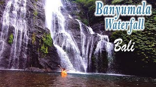 Banyumala Waterfall in Bali  Bali Attractions  Bali Travel Series [upl. by Irahk]