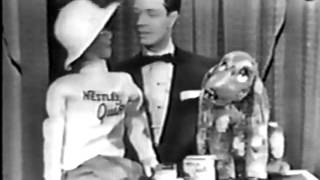 VINTAGE 1956 NESTLE QUIK COMMERCIAL WITH VENTRILOQUIST JIMMY NELSON [upl. by Oberg]