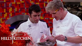 Scott Goes Over The Top With His Taste Testing  Hells Kitchen [upl. by Ubald]