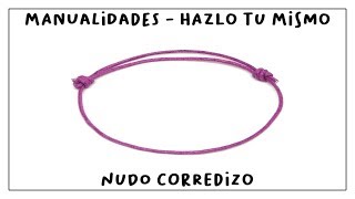 Cómo hacer un NUDO CORREDIZO paso a paso [upl. by Calder]