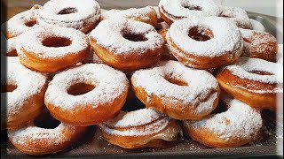 ROSQUILLAS RELLENAS  como hacer las ROSQUILLAS receta Facil ESPONJOSAS Y muy sabrosa [upl. by Thinia943]