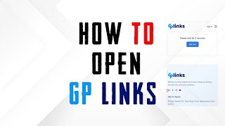 How to open gplink  Gplink se download kaise kare [upl. by Dugas626]