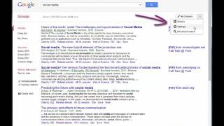 Google Scholar A quick guide to effective searching [upl. by Emelia]