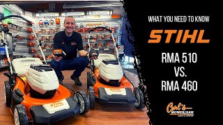 Whats Better the Stihl RMA 460 or the 510 Battery Powered Mower [upl. by Ecilegna]