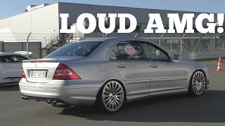 615HP Mercedes C55 AMG SUPERCHARGED SOUNDS [upl. by Dick]