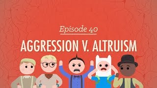 Aggression vs Altruism Crash Course Psychology 40 [upl. by Aronel]